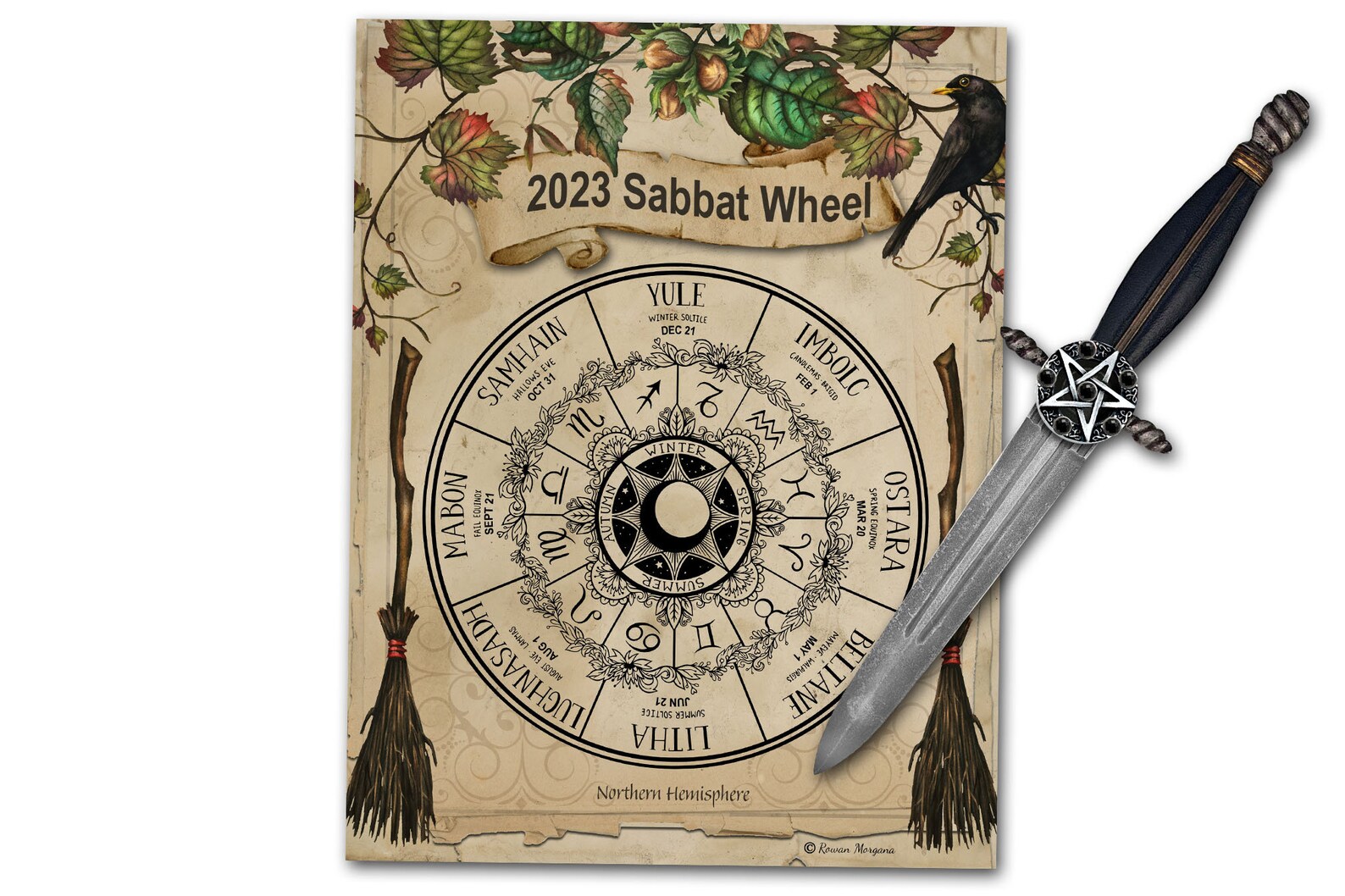 2023 WHEEL of the YEAR Northern Hemisphere Digital Download Etsy