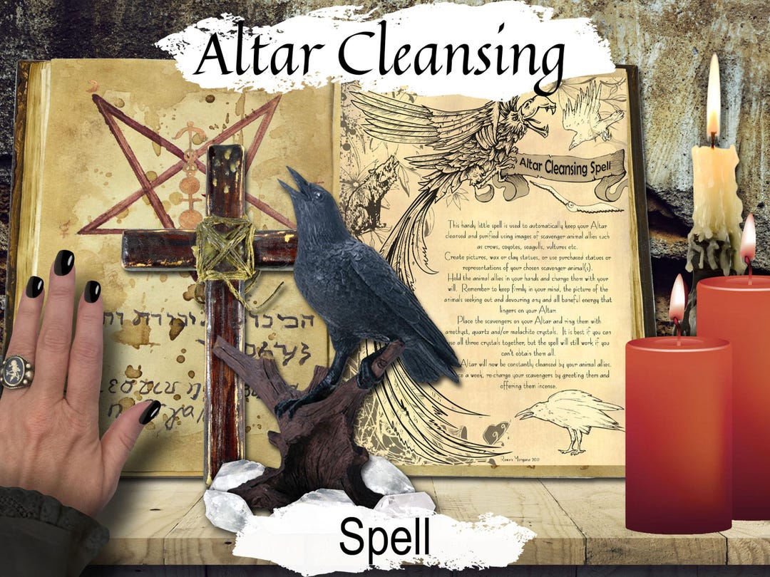 ALTAR CLEANSING Spell, Purification Spell, Wicca Altar Empowerment ...