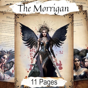 Morriganen: Keltisk korpgudinna av Samhain