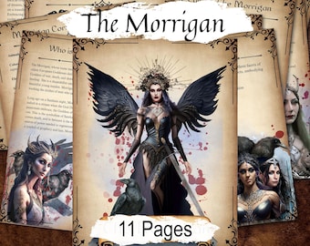 The Morrigan: Celtic Raven Goddess of Samhain