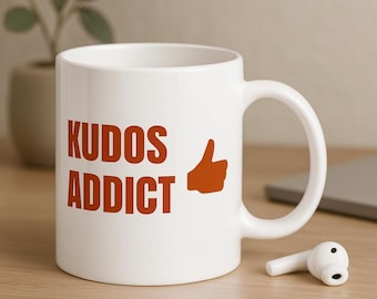 Kudos Addict Mug, Running Gift