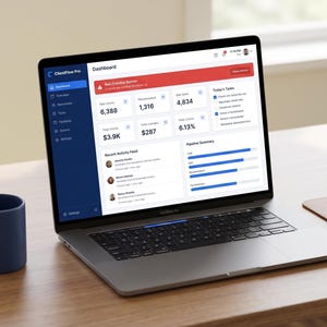 ClientFlow Pro CRM Web App | Offline Freelancer Client Management System (HTML)