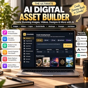 AI Prompt Builder HTML App, Midjourney, Sora, Flux Prompt Generator, Chatgpt | DALL-E 3 digital tool, Web App for ai artists & creators