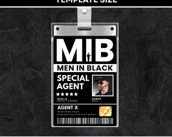 SEFIRST 10 Pcs MIB Agent Costume Accessoires, Men in Black Deguisement | Ensemble de Costumes de Services, Secrets Accessoires, Costumes d'espions, Pour Hommes Femme, Pour Fête d'Halloween Cosplay