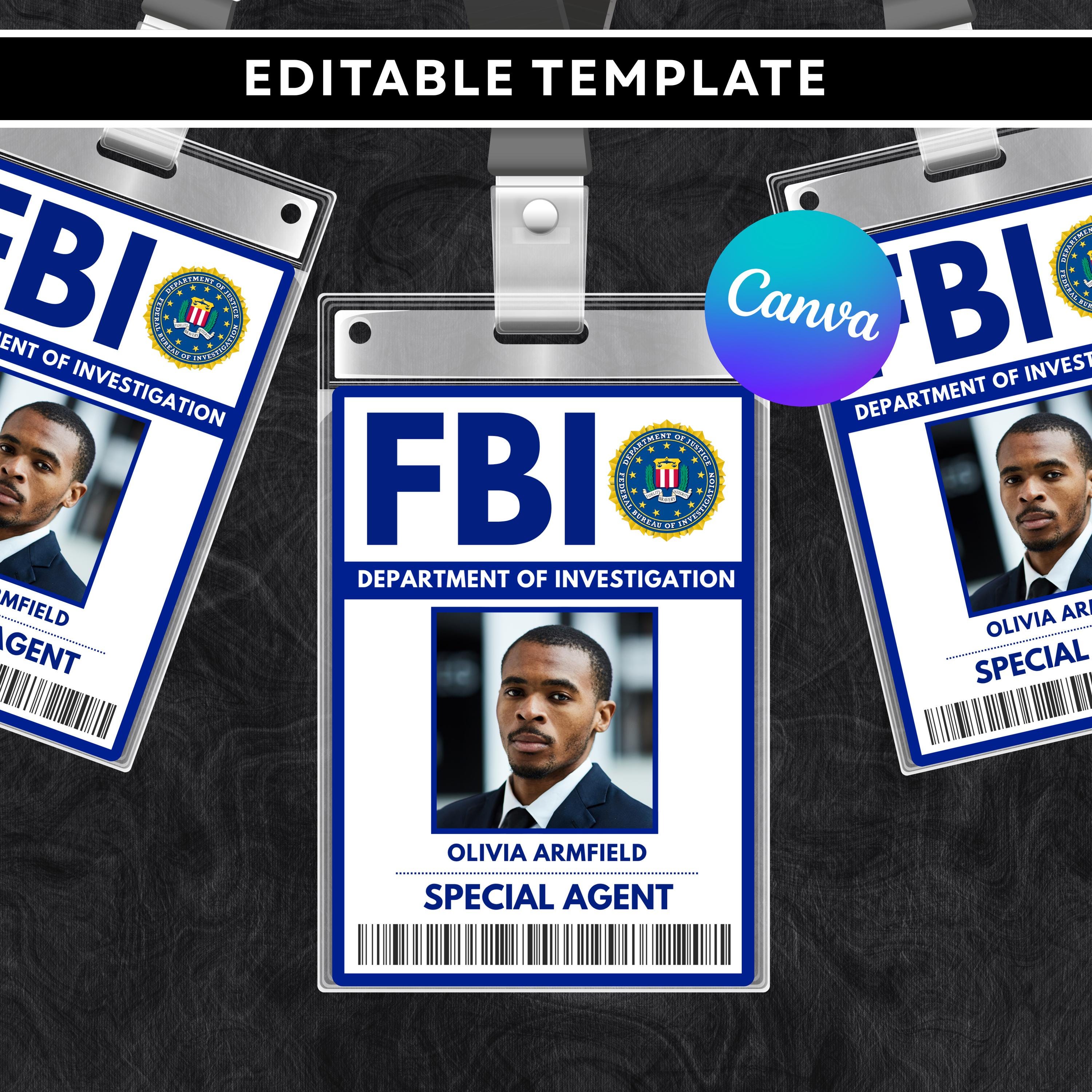 Fbi badge id card - Etsy 日本