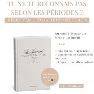 Dagboek voor de menstruatiecyclus van vrouwen | Kalender & emotietracker | Inzicht in je menstruatiecyclus | Emotioneel management | Printbare PDF