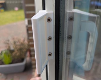 GKG 505-5 Verstärkter Balkontürgriff | Robuster Ersatzgriff für Terrassentüren | Weiß | UV-beständig