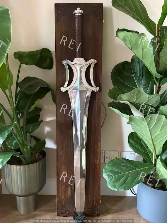 He-Man Sword of Power Replica, Handmade High Carbon Steel Fantasy Sword, Custom Engraved Collector Gift, Wall Hanging, Wooden Box Included