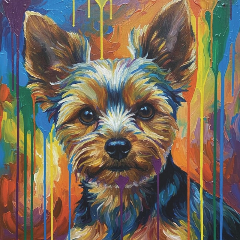 Abstract Dog Art - Etsy