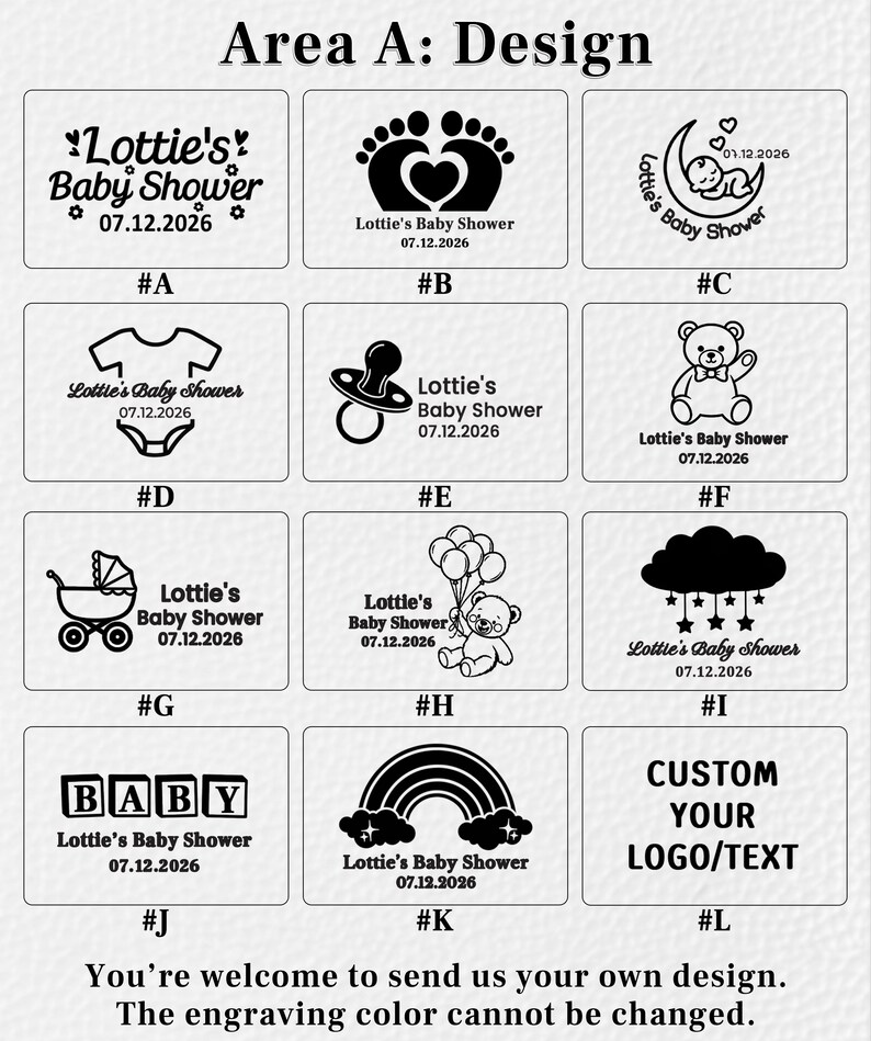 Personalized Baby Shower Favors – Custom Favor Keepsakes - Etsy