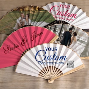 Custom Folding Fan with Your Photo