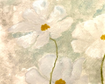 Acquerello originale 4x6: dipinto di Wellfleet, Massachusetts