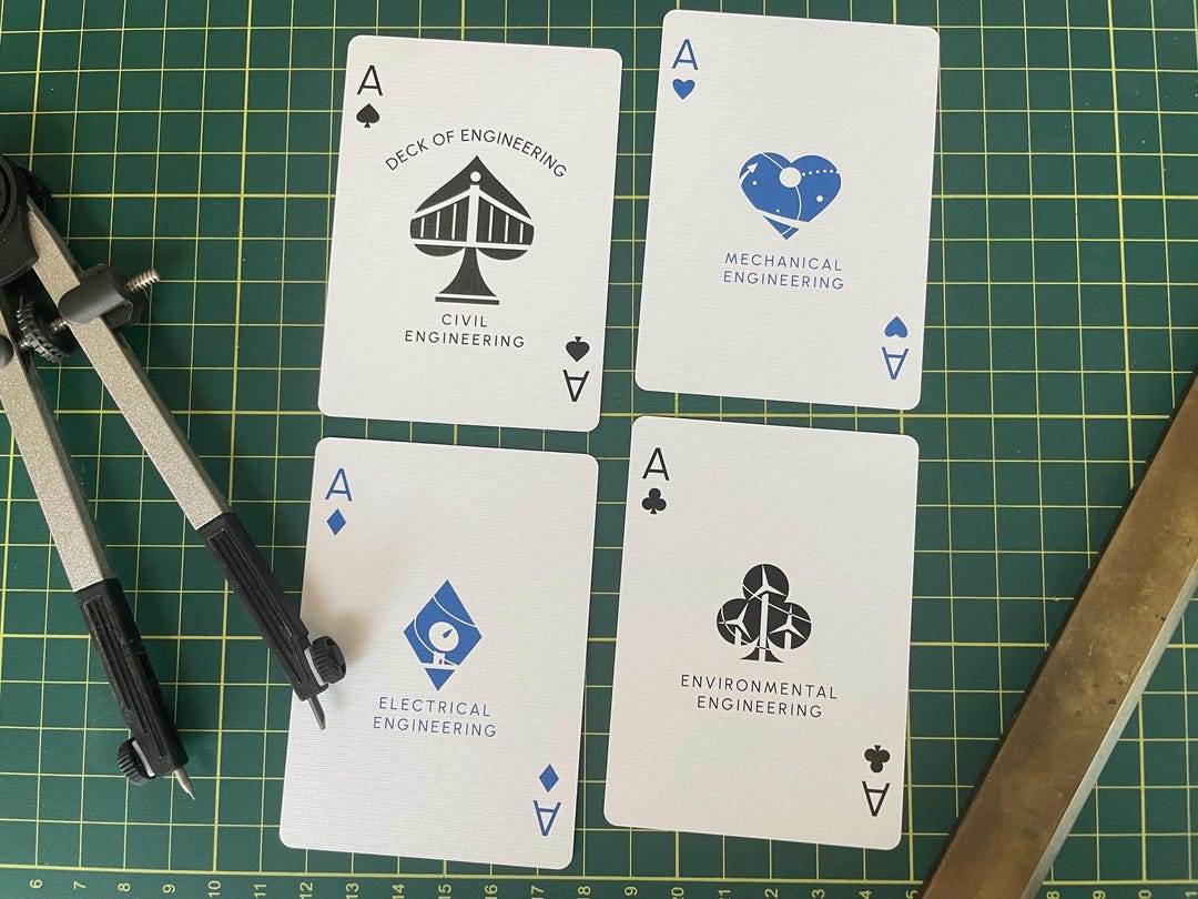 The Deck of Engineering Playing Cards Architecture Edition - Custom ...