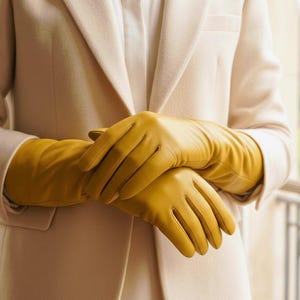 Womens Leather Dress Gloves - Etsy