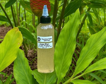 Happy Wortel Gembershampoo | 100% natuurlijke Awapuhi-shampoo met gember | Ongefilterde plantaardige reiniger | Veilig voor mens en huisdier