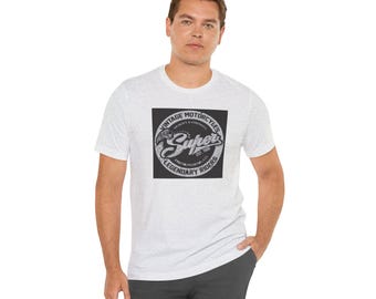 Vintage Motorcycle Graphic Tee: Unisex Jersey Cotton Shirt