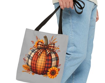 Herbst Kürbis Einkaufstasche, Herbst Blumen Shopper, Thanksgiving Geschenk, Ernte Große Geldbörse, umweltfreundliche Alles