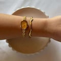 Women Old Money Vintage Style Gold Tone Bracelet Watch | Dainty Watch | Retro Watch | Gift for Her | Statement Piece | Vintage Inspired product logo