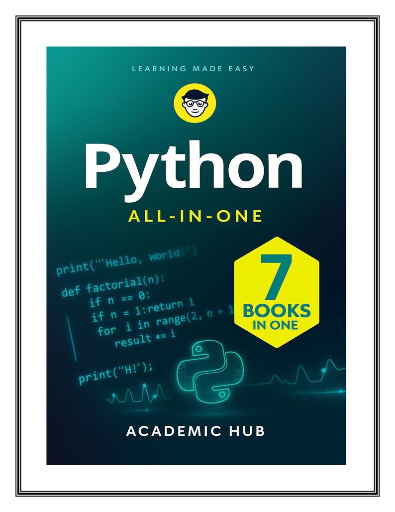 Guida alla programmazione Python, 7 libri in uno, libro di studio sulla programmazione, download digitale immagine 1