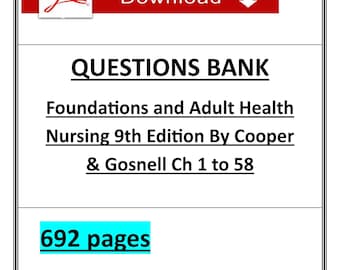 Fundamentos de enfermería para la salud del adulto, 9.ª edición, de Cooper Gosnell (PDF)