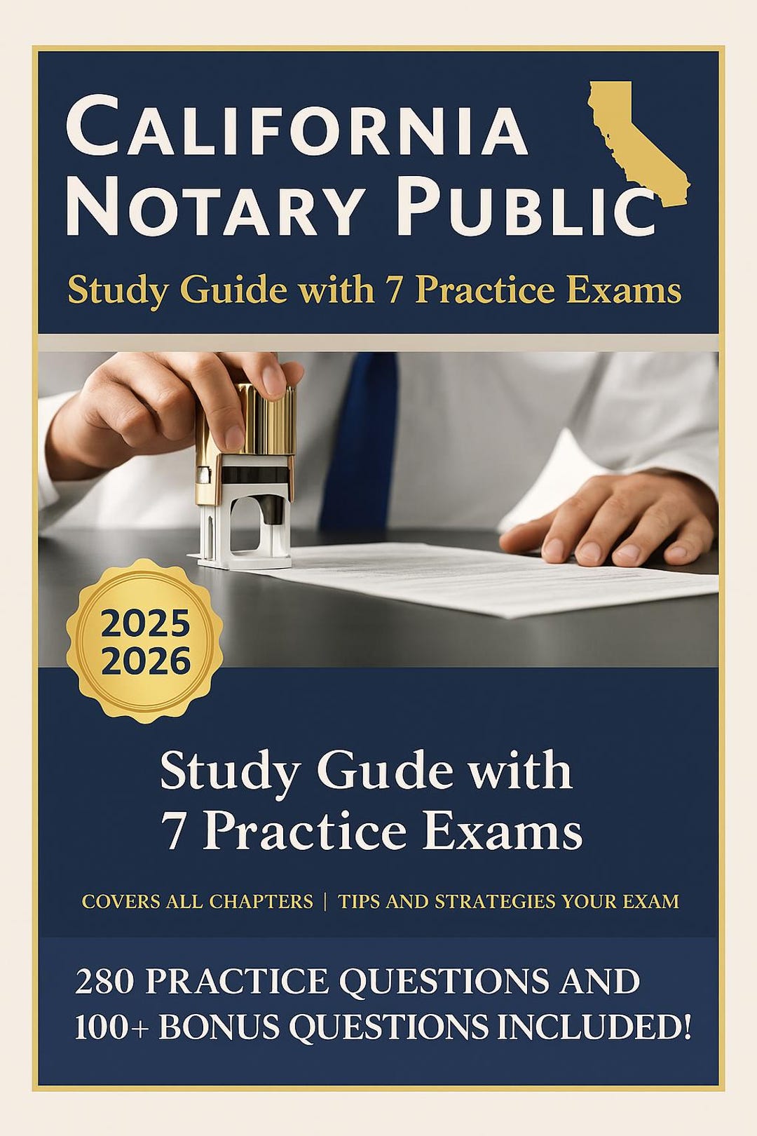 California Notary Public Exam 2025–2026 | Study Guide With 7 Practice Tests | PDF Download - Etsy
