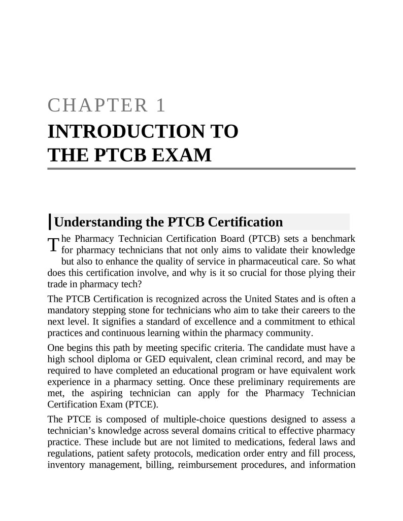 PTCB Exam Prep 2026-2027 PDF | Pharmacy Technician Study Guide ...