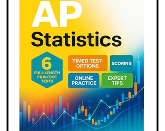 AP-statistieken 2026 oefentests pdf | 6 volledige examens | Examenvoorbereiding AP-statistieken