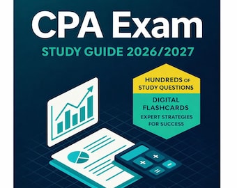 CPA Exam Study Guide 2026 PDF | Accounting Certification Prep | Practice Questions, Flashcards & Strategies