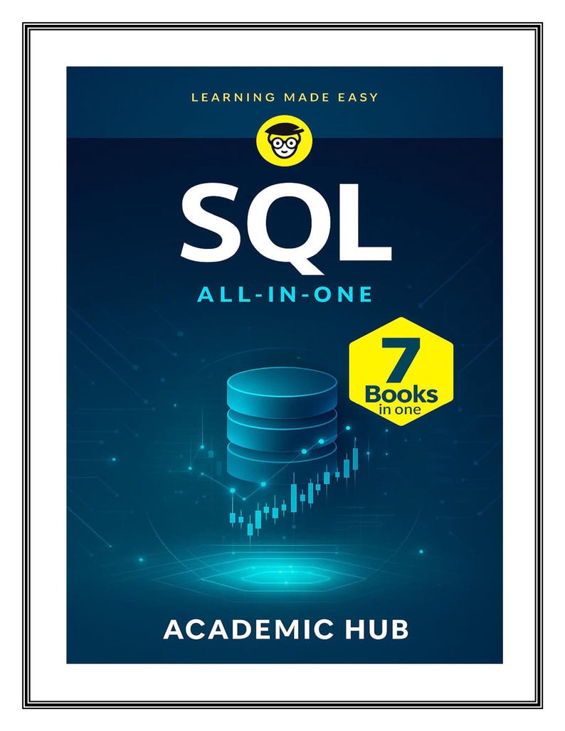 Podręcznik programowania SQL, podręcznik do nauki baz danych, 7 książek w jednej, wersja cyfrowa zdjęcie 1