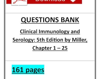 Klinische immunologie en serologie 5e editie door Miller Studiegids, pdf-bestand
