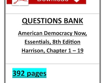 American Democracy Now 8e editie door Harrison Studiegids pdf-download