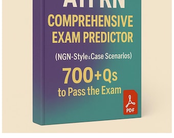 Uitgebreide ATI RN-voorspeller | 700+ vragen in NGN-stijl | Studiegids pdf