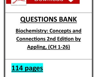 Biochemieconcepten en verbanden 2e editie door Appling Studiegids (pdf)