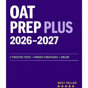 Guia de Estudos OAT Prep Plus 2026-2027 | Exames Práticos para o Teste de Admissão em Optometria (PDF)