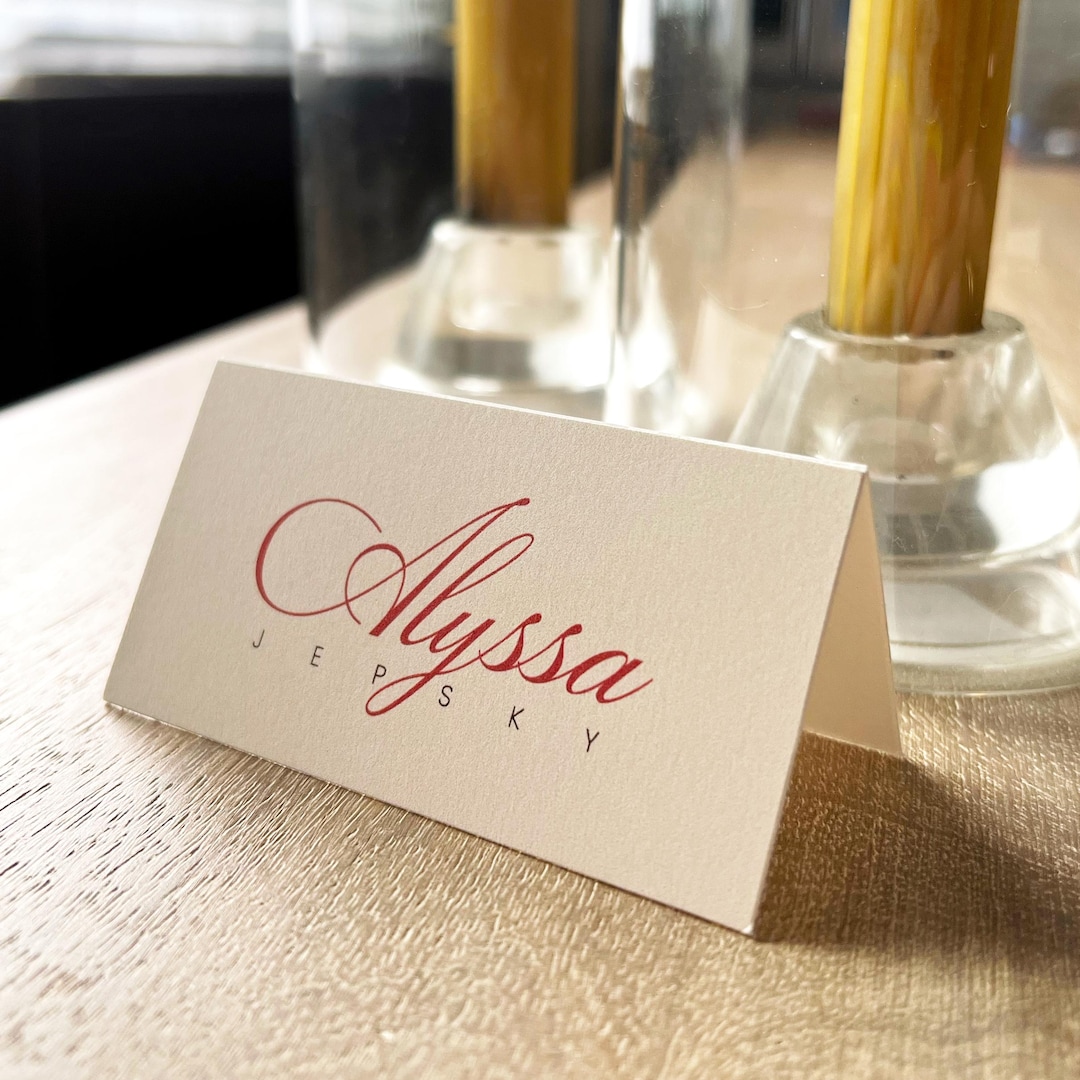 Name Tag Table Sign Event Romantic Style Name Tag, Seating Chart, Place Tags / Wedding, Birthday ...
