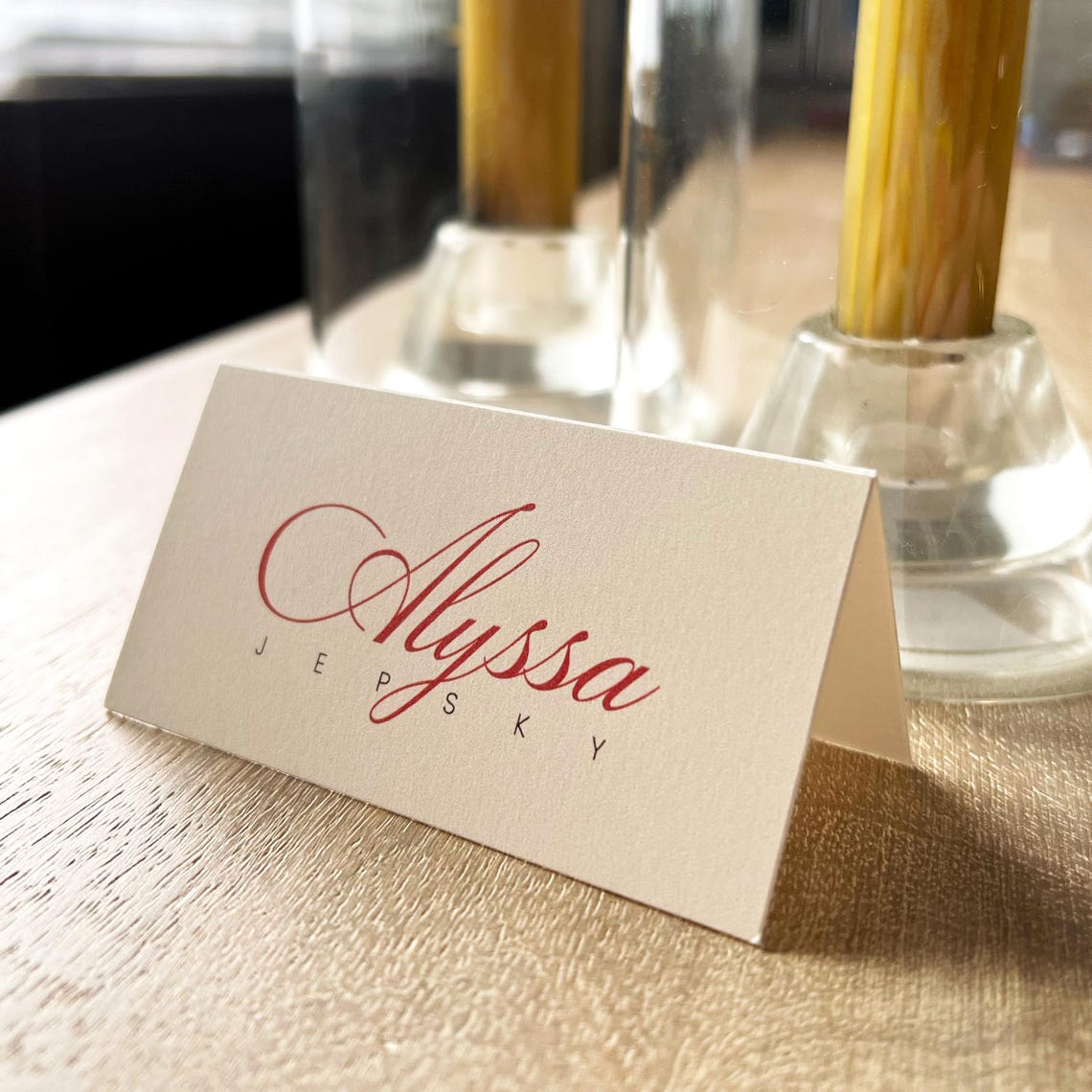 Romantic Style Name Tag, Seating Chart, Place Tags / Wedding, Birthday ...
