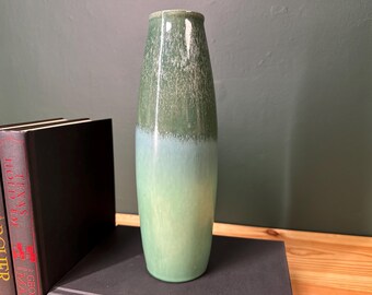 Scheurich Amano Keramik Vase 629 27 | Green Drip Glaze | Contemporary German Pottery