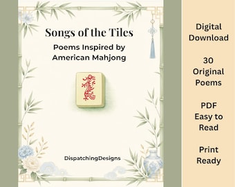 Mahjong Digital Poetry Book — Songs of the Tiles