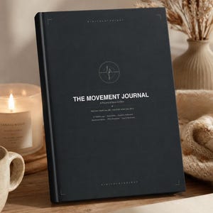Fitness Journal Printable, Movement Journal PDF, Workout Log, Exercise Tracker, Weekly Training Log, Runner Gift, A4 US Letter Download