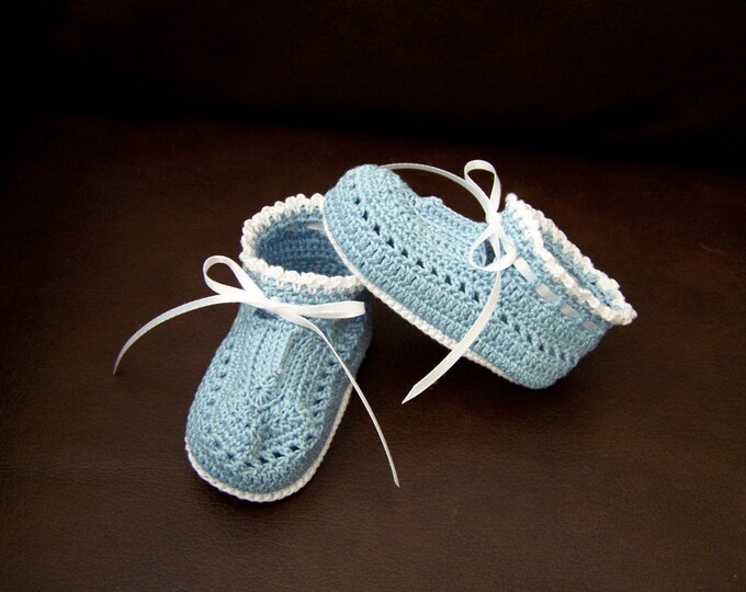 Baby Boy Blue Loafer Booties Etsy