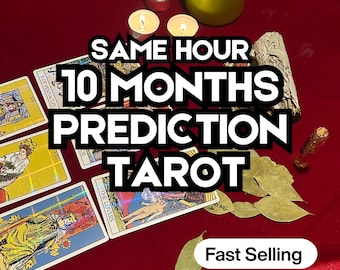 10 Month Future Psychic Predictions | Tarot Card Reading | Spiritual Love & Relationship Reading | Same Hour Delivery | Medium Reading