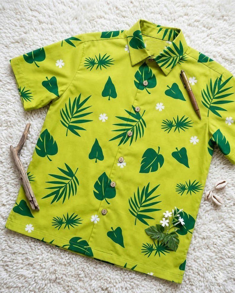 Vintage Zootopia Hawaii Hemd und Shorts, Nick Wilde Staffel 1 Set, Cosplay Cartoon Hemd, Sommerferien, Disneyland Geschenk für Ihn Bild 1