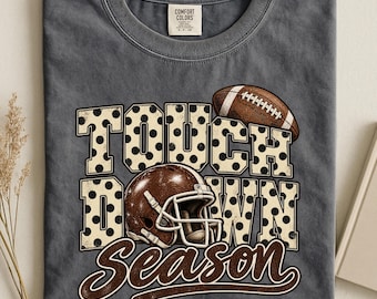 Football Shirt, Touchdown Season Gameday Shirt, Football Mom Tee, Sports Fan Gift