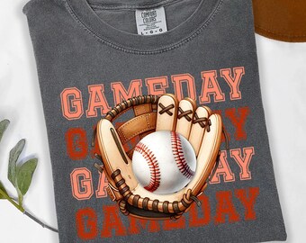Camiseta de béisbol para el día del partido, camiseta vintage para papá beisbolero, camiseta gráfica para mamá deportista