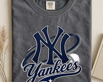 New York Baseball Shirt, Game Day Sports Tee, Retro Baseball Graphic Tshirt, Fan Gift