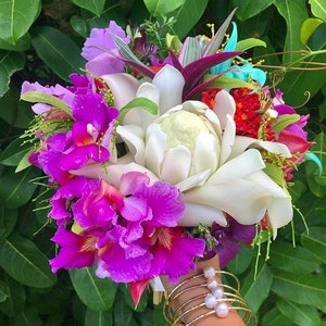 White Pearl Drop Earrings, Gold Threaders, Elegant Bridal Wedding Jewelry, June Birthstone, Bridesmaids Gift Idea, Handmade Maui Hawaii image 8