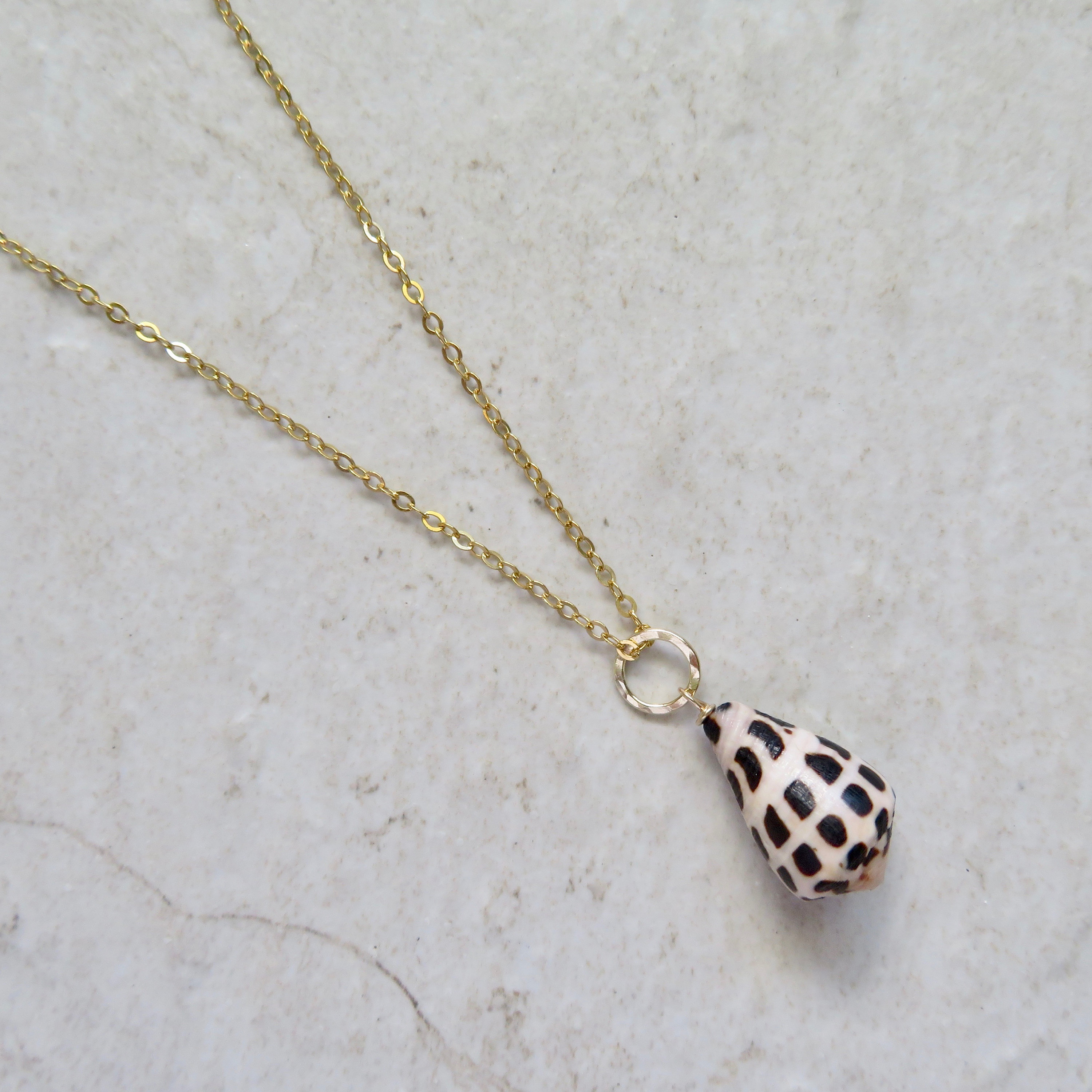 Cone shell necklace deals