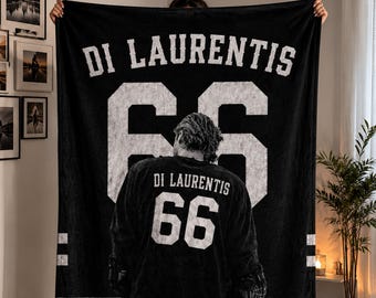 Dean Di Laurentis 66 Blanket, Hockey Romance Throw Blanket, Briar U Inspired Blanket, Reading Blanket for Bed Sofa, Cozy Bookish Blanket