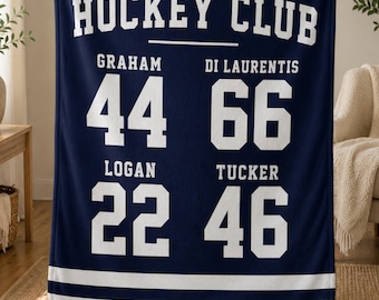 Briar University Hockey Club fleece sherpafilt, off campusinspirerad hockeyfilt för pojkar, boklig gåva