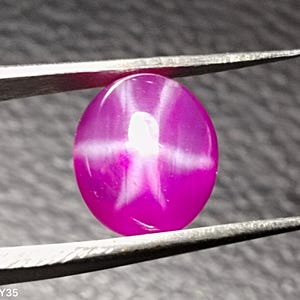 Natural Ruby Star Blood-Red Cabochon, Handmade Ring Size Ruby Loose Gemstone, For Jewelry Making,